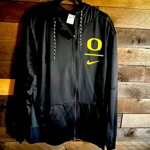 Nike men’s University of Oregon zip up jacket extra Large